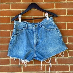 Distressed vintage wrangler shorts